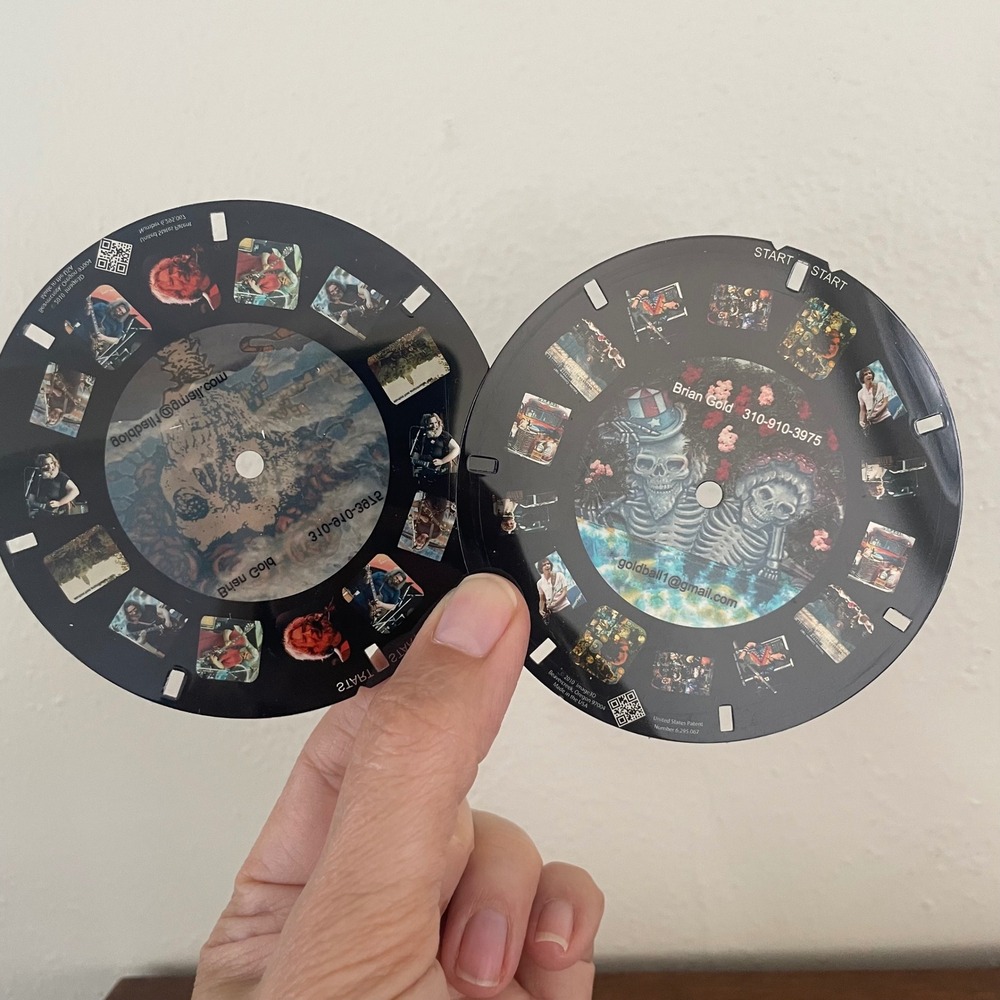 Rare Grateful Dead View-Master Reels (2) Brian Gold Photos 80s 90s Deadheads HTF